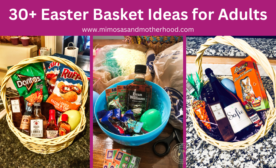 Adult gift basket  Creative easter baskets, Adult easter baskets, Easter  basket diy