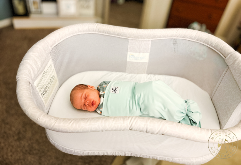 how-to-get-a-baby-to-sleep-in-a-bassinet-mimosas-motherhood