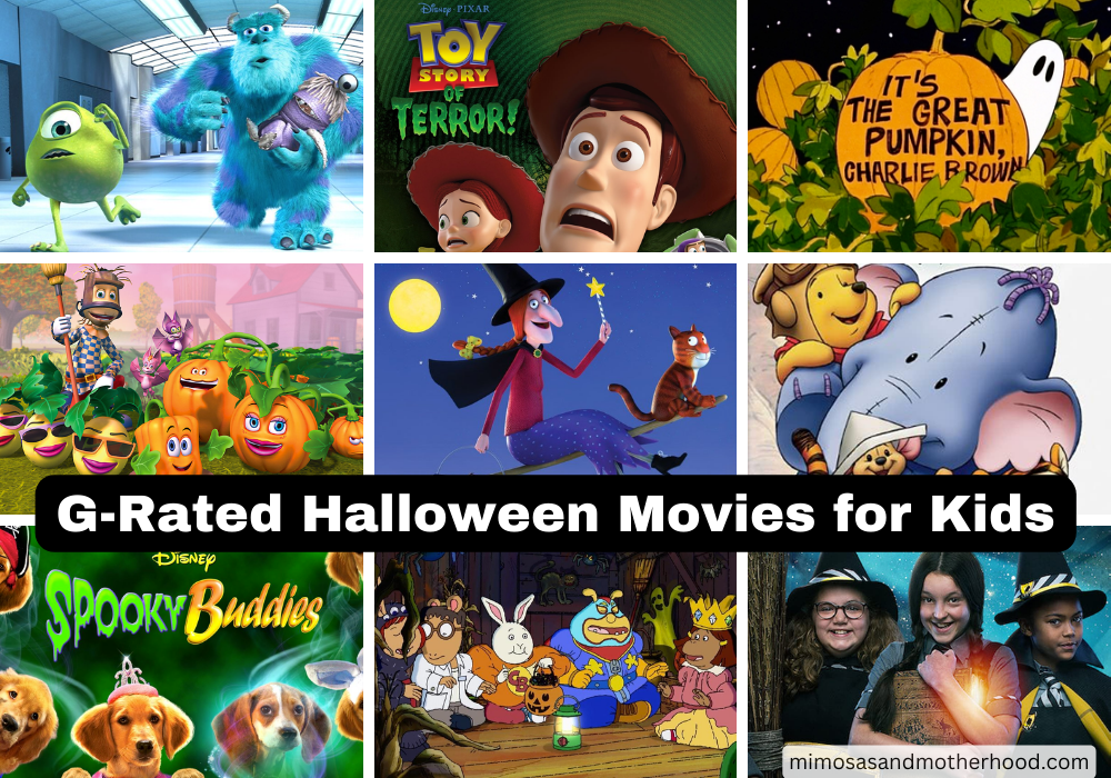 shows a collection of g-rated halloween movies for little kids