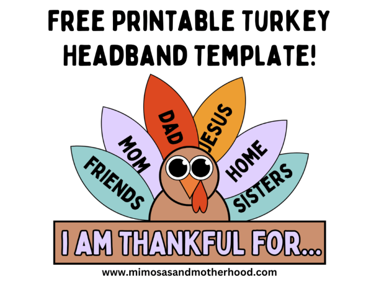 image shows a thanksgiving turkey headband