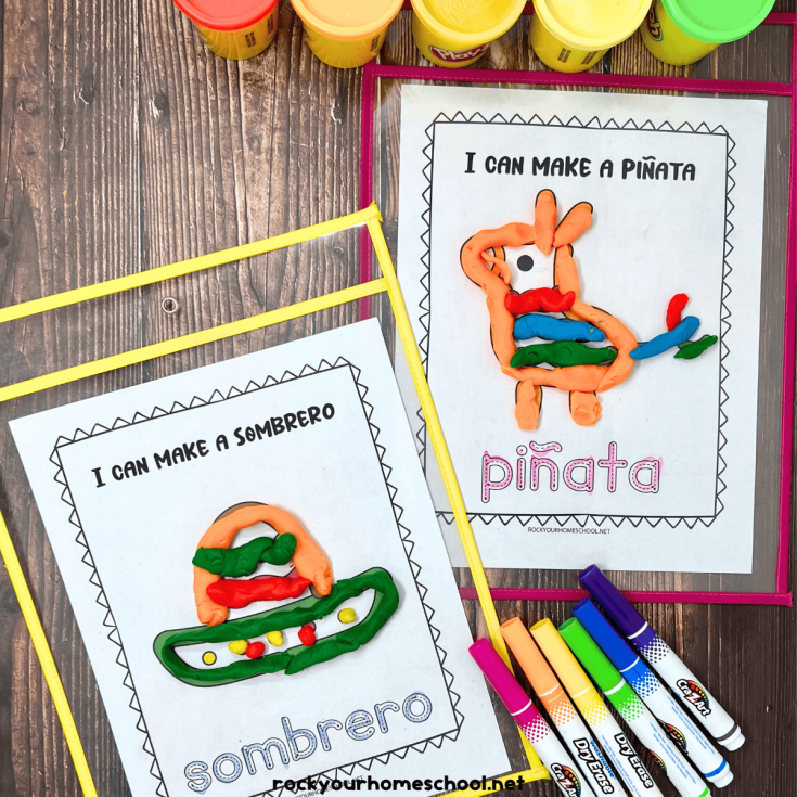 Image for Cinco de Mayo Playdough Mats