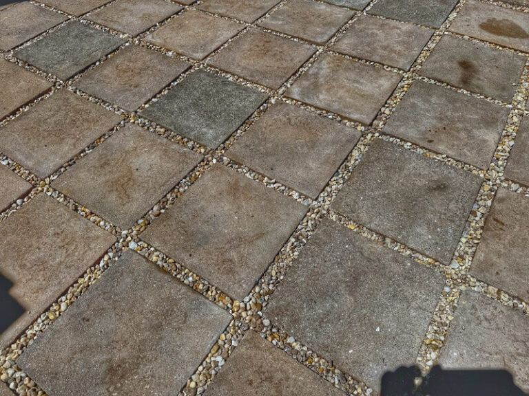 paver patio after completion
