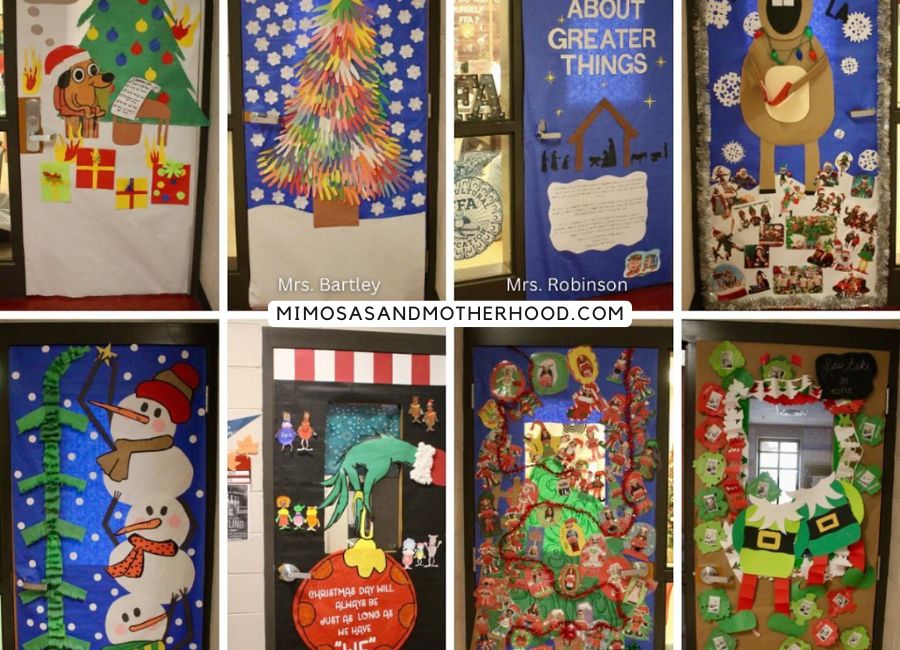 Classroom Christmas Door designs