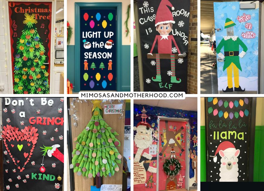 Christmas classroom door decorations 