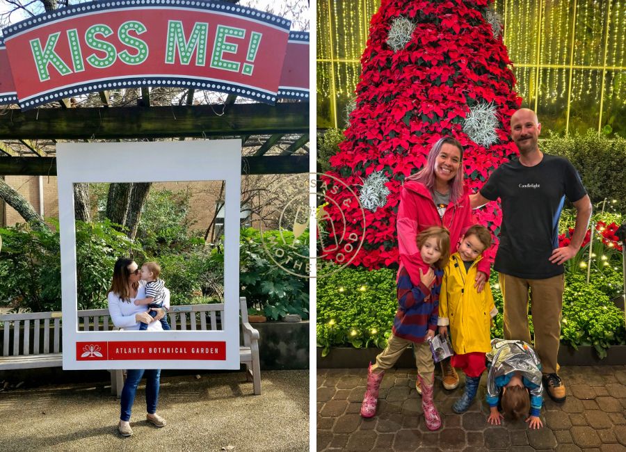 image shows holiday events in Atlanta