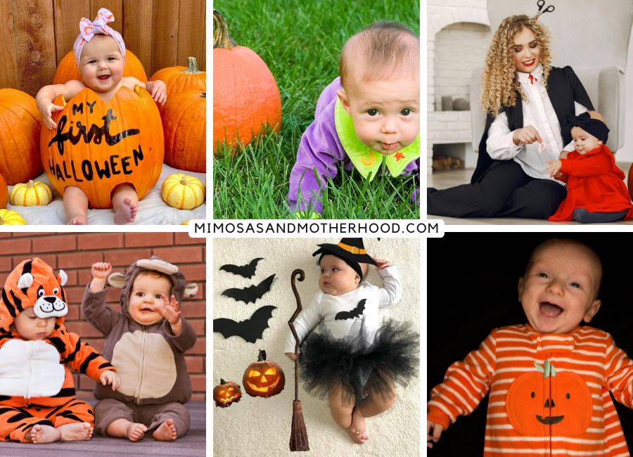 babies celebrating their first Halloween