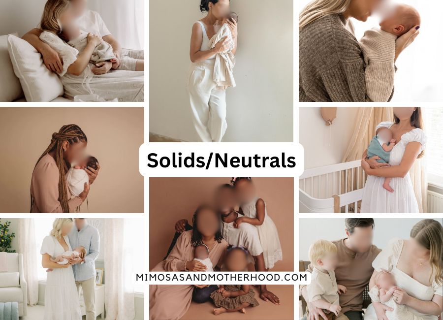 outfit examples for newborn photos