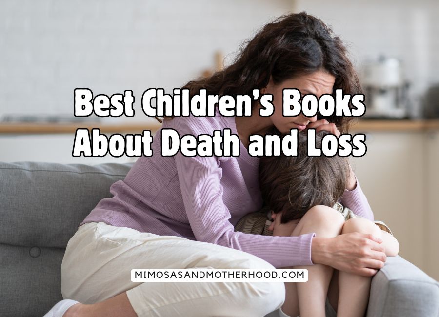 image shows an adult comforting a child with the blog post title