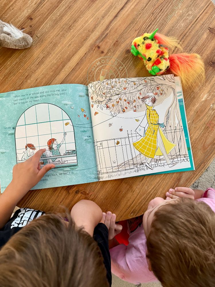 children reading the book The Invisible String