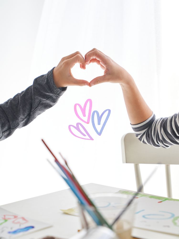 hands making a heart