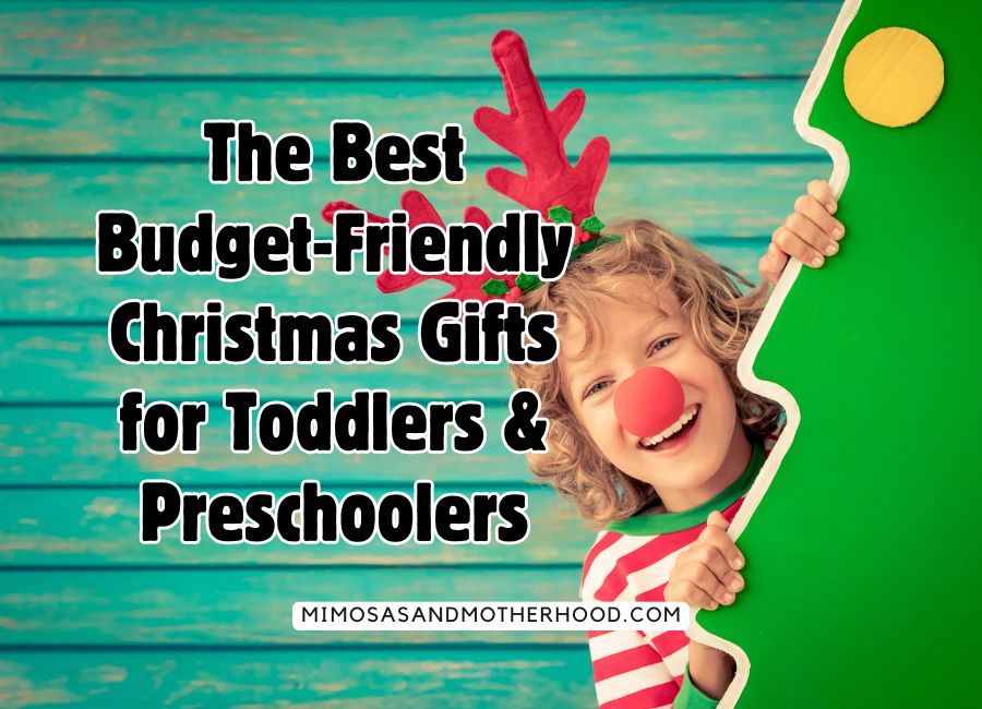 blog post title over a photo of a child at christmas