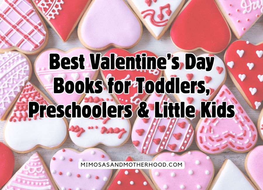 blog post article title over Valentine's day hearts