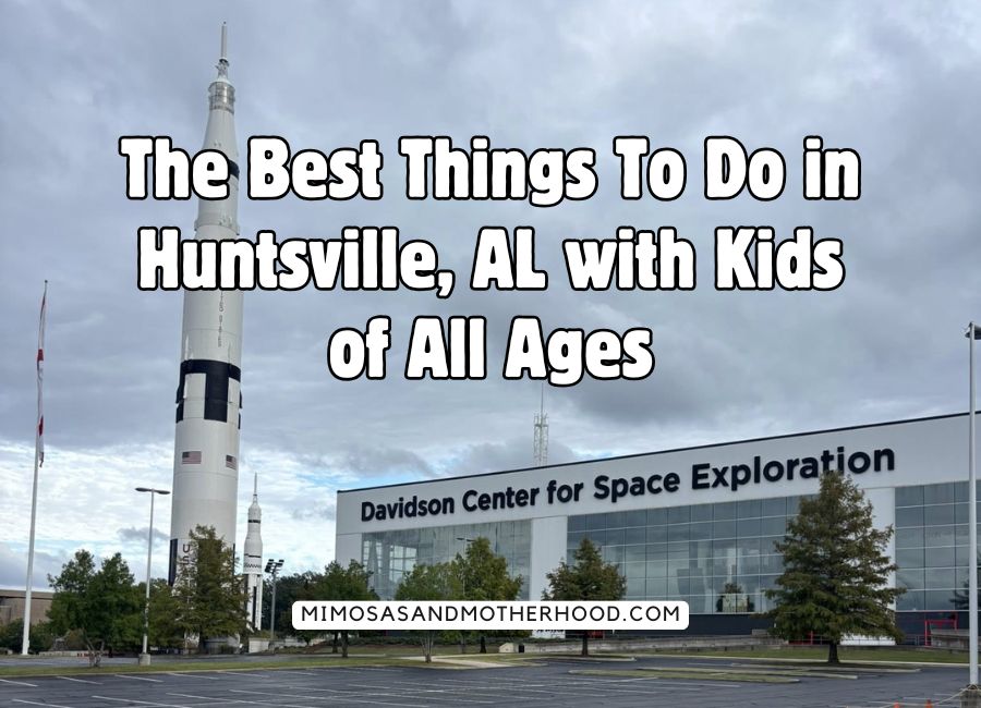 image shows the space and rocket center in Huntsville