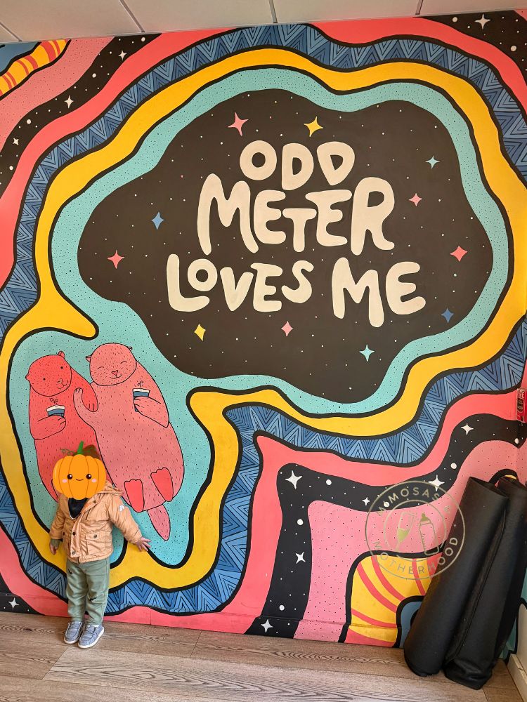 Odd Meter Coffee Salem Massachusetts mural