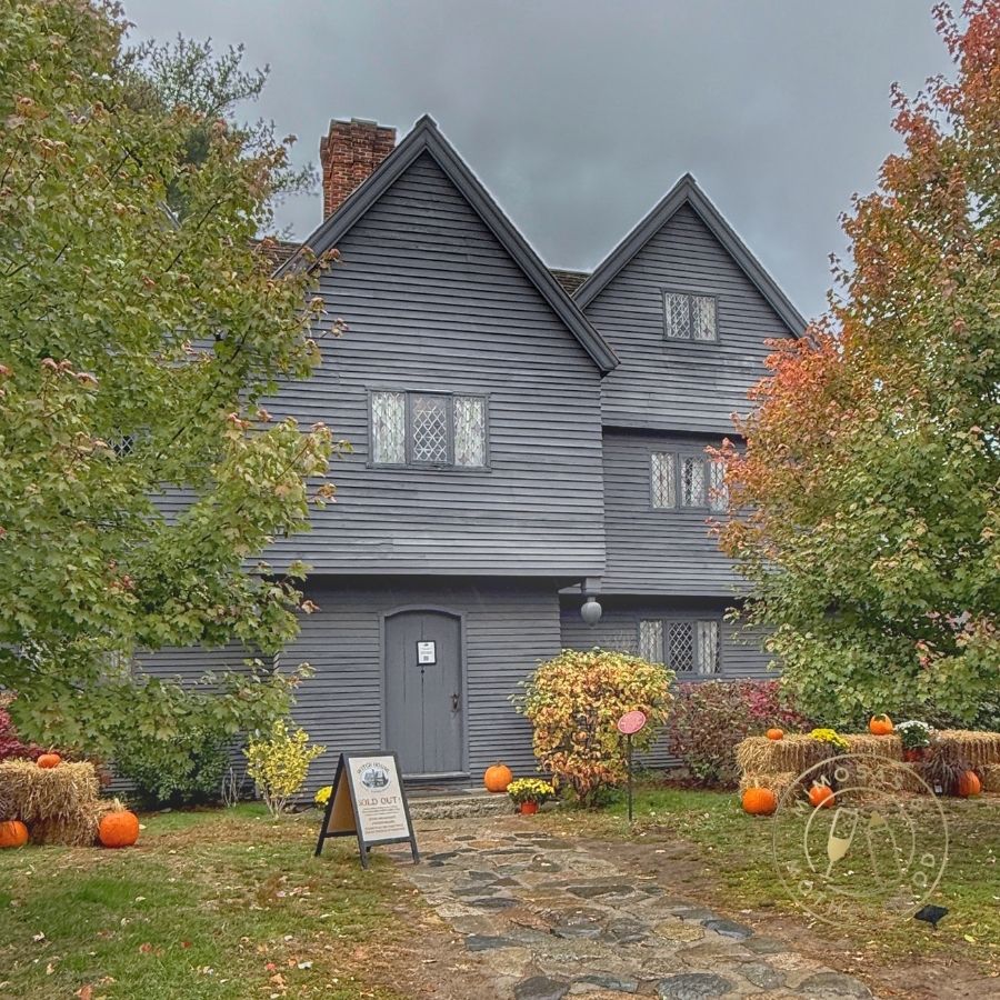 Image shows the Salem Witch House