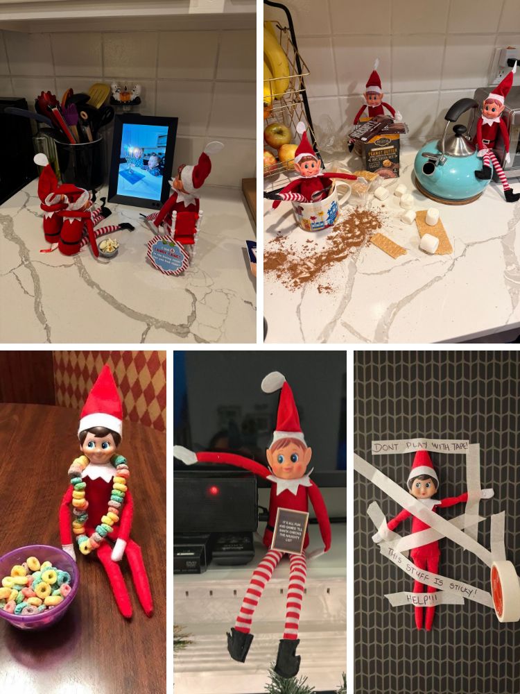 5 easy elf on the shelf ideas