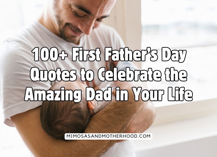 image shows a man holding a baby with the blog post title