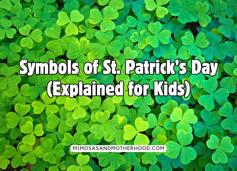 image shows clovers with the blog post title