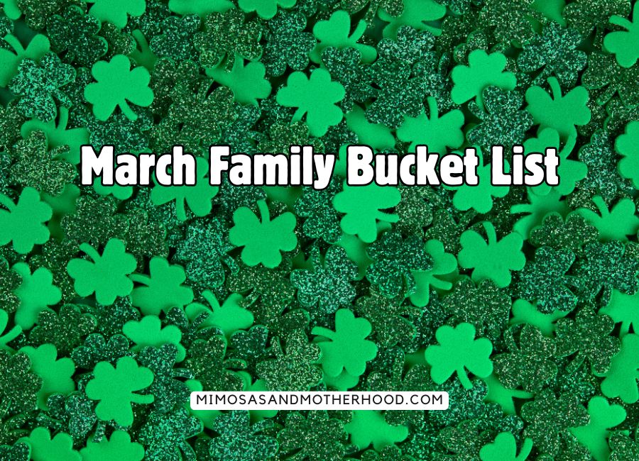 image shows blog post title over clovers