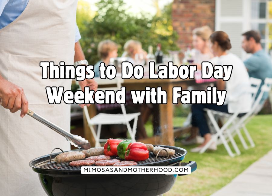 image shows a summer party with blog post title over it