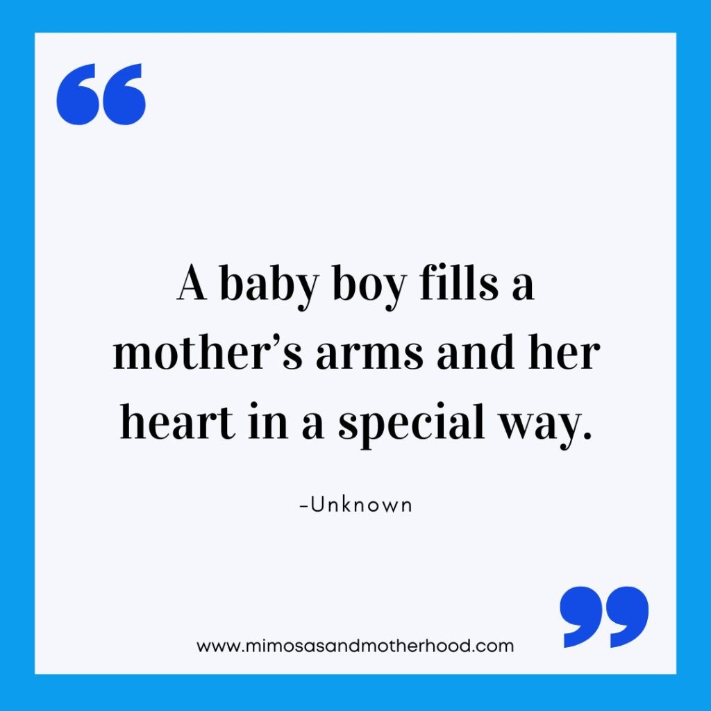 quote about little boys