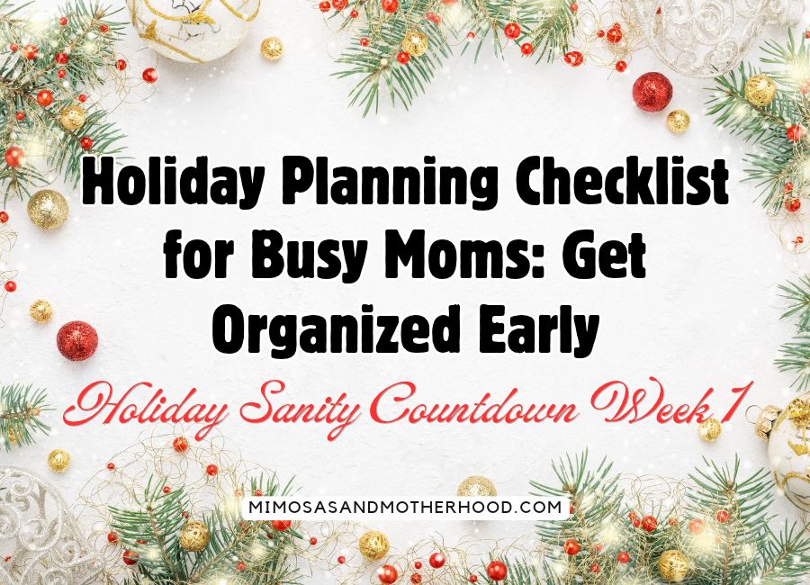 blog post title over a holiday background